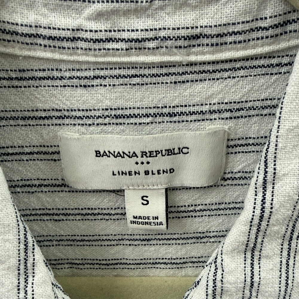 Banana Republic factory Casual Striped Button-Down Shirt - Picture 2 of 2